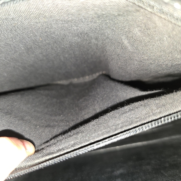 Vintage Unique Fendi Black Crossbody Bag with Geometric Pattern - Picture 12 of 14